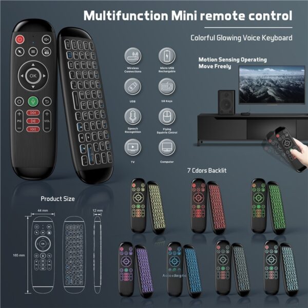 Wireless Keyboard And Mouse Remote Control TV Box - Image 4