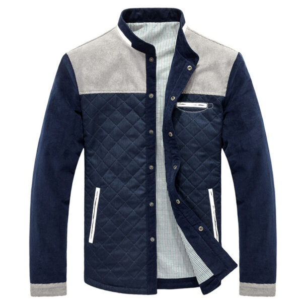 Spring Autumn New Men's Casual Jackets Solid Men Patchwork Slim Fit Coats Male Tracksuit Mens Sportswear Men - Image 2