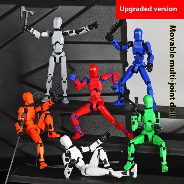 Updated And Hot-sale Multi-Jointed Movable Shapeshift Robot 3D Printed Mannequin Dummy Action Model Doll Toy Kid Gift - Image 2