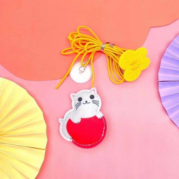 Cat Toys Simulated Cute Toys Funny Self-hey Interactive Toy Rope Grabbing Mouse Telescopic Hanging Cat Pet Supplies - Image 6