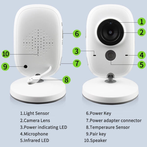 Wireless Baby Monitor Household Baby Safety - Image 5