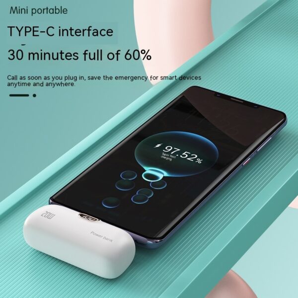 Pocket Wireless Capsule Power Bank Small Portable Power Source Power Bank Mini Fast Charge - Image 7