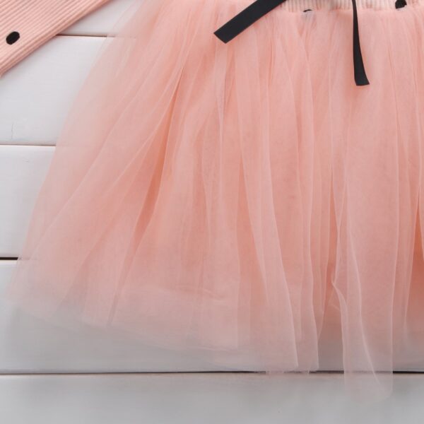 Baby Girls Spring Winter Long Sleeve Tutu Lace Dresses Infantil Newborn 1st Birthday Party Clothes Christening Gown Casual Wear - Image 7