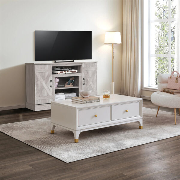 Vintage Home Living Room Wooden TV Cabinet - Image 7