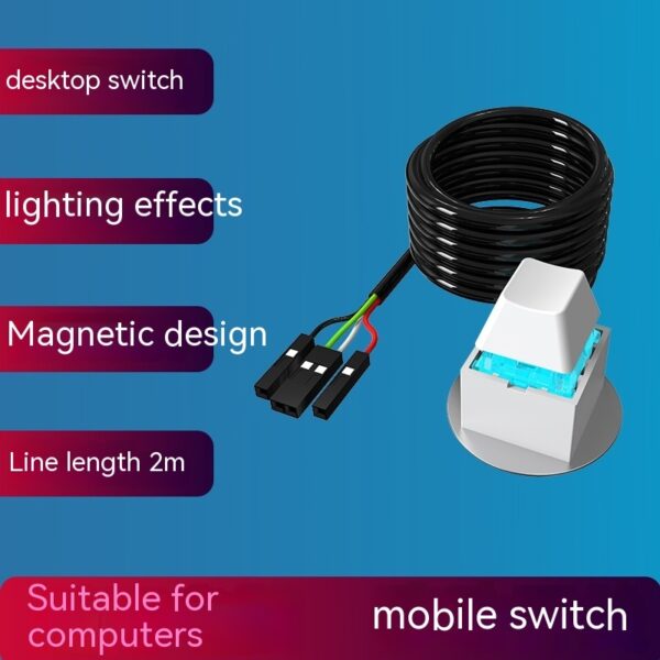 Computer External Power Supply Business Desktops Start Lengthened External Button - Image 3