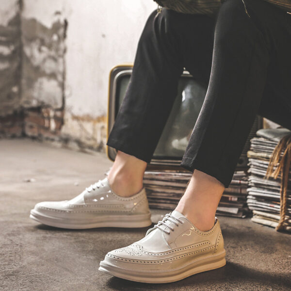 Mens Business Casual Korean Style Trendy British Mens Shoes - Image 5