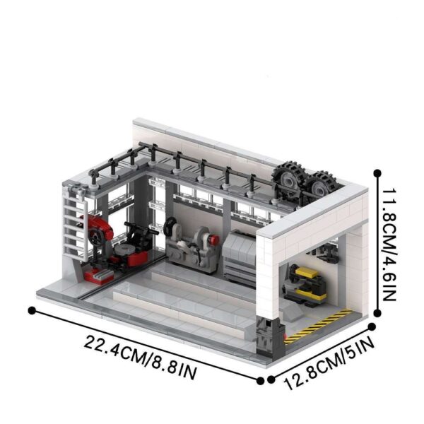 Car Repair Shop Building Block Toys - Image 4