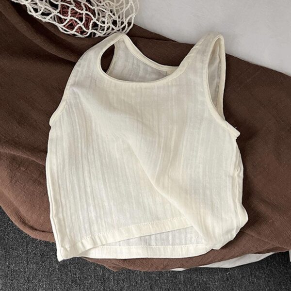 Tank Top Sleeveless T-shirt Casual Outdoor Children's Clothing - Image 4