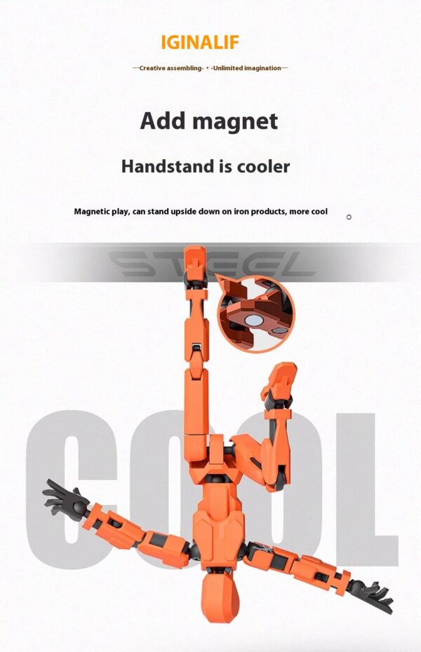 Updated And Hot-sale Multi-Jointed Movable Shapeshift Robot 3D Printed Mannequin Dummy Action Model Doll Toy Kid Gift - Image 7