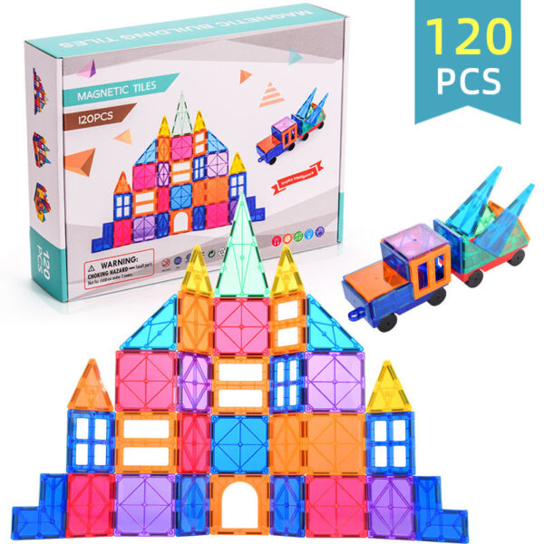 Magnetic Tiles Building Blocks Creative Construction Toy - Image 2