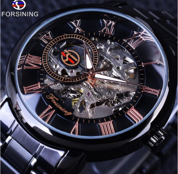 On Behalf Of A Foreign Hot  Hollow Men S Genuine Colored Optional Mechanical Watch - Image 9