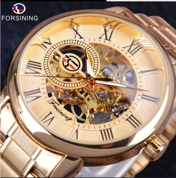 On Behalf Of A Foreign Hot  Hollow Men S Genuine Colored Optional Mechanical Watch - Image 2