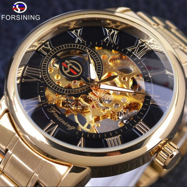 On Behalf Of A Foreign Hot  Hollow Men S Genuine Colored Optional Mechanical Watch - Image 3