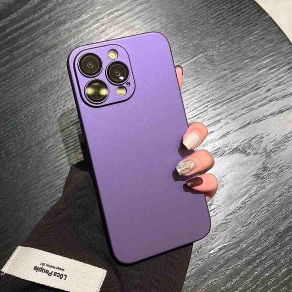 Simple Solid Color Anti Fall Cover Ultra-thin Frosted - Image 10