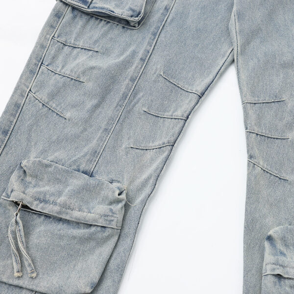 Multi-Pocket Workwear Jeans For Men And Women - Image 6