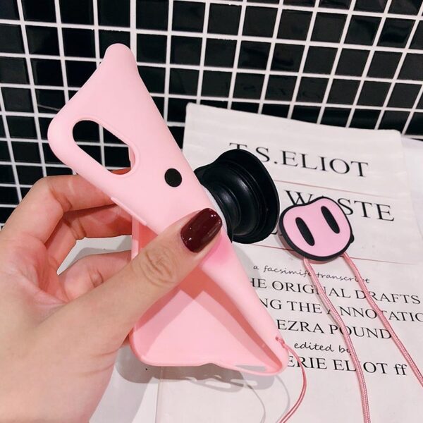 Compatible With  Compatible With , Funny Cartoon PigCase For  X XS Max XR Case For7 6s 8 8 Plus Cover Cute Nose Soft Back Cases Animal Capa - Image 4