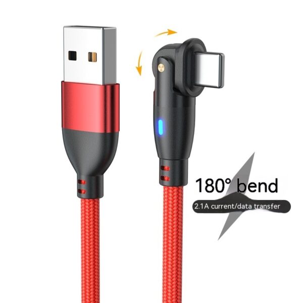 New Product Bending 180 Degrees Data Cable Android TYPEC3A Fast Charge Data Cable - Image 8