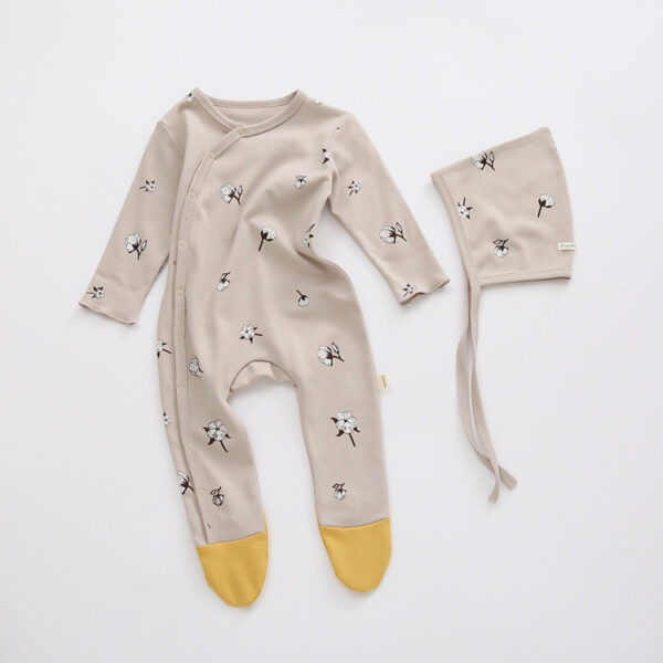 Spring And Autumn New Baby Cotton Footwear Pajamas - Image 2