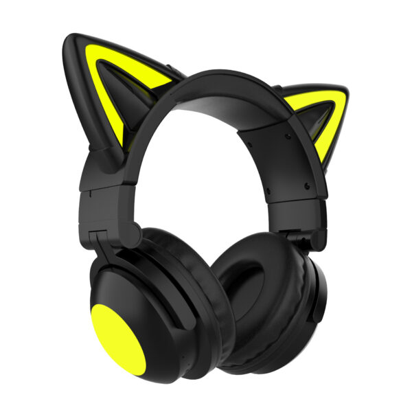 Head-mounted Bluetooth Headset Luminous Cat Ear Petal Angle - Image 4