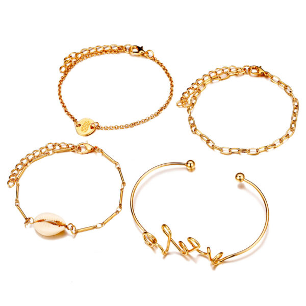 Set of four bracelets and bracelets - Image 3