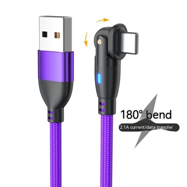 New Product Bending 180 Degrees Data Cable Android TYPEC3A Fast Charge Data Cable - Image 9
