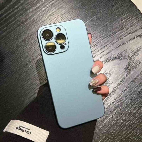 Simple Solid Color Anti Fall Cover Ultra-thin Frosted - Image 9