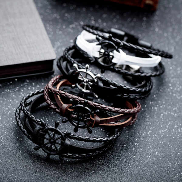 Alloy Leather Charm Bracelets - Image 2