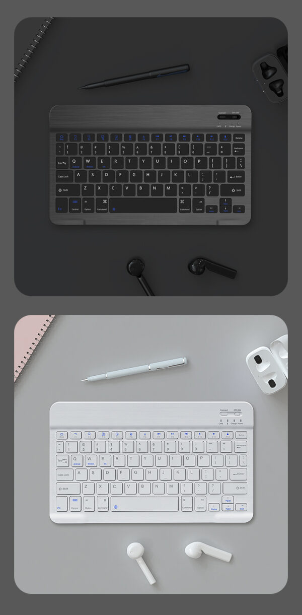 Tablet Notebook Wireless Keyboard And Mouse Set Bluetooth - Image 2