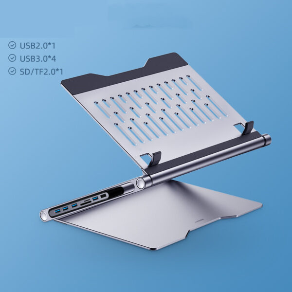 Lapstop Stand With 8-in-1 Docking Station - Image 2
