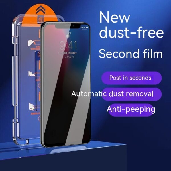 Tempered Film Second Sticker Mobile Phone Film Dust Removal Warehouse Tempered Film Pull - Image 6