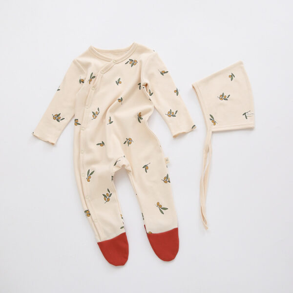 Spring And Autumn New Baby Cotton Footwear Pajamas - Image 6