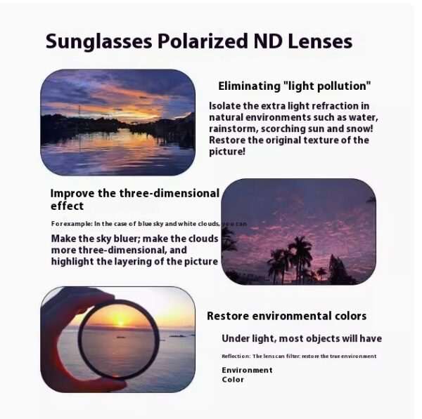 Sunglasses ND Photography UV400 UV Protection - Image 6