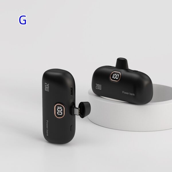 New Pocket Wireless Capsule Power Bank Compact Portable Power Source Power Bank - Image 7