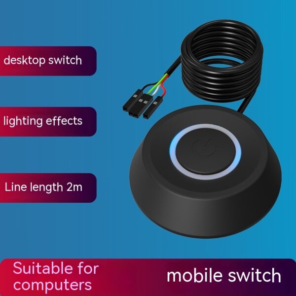 Computer External Power Supply Business Desktops Start Lengthened External Button - Image 10