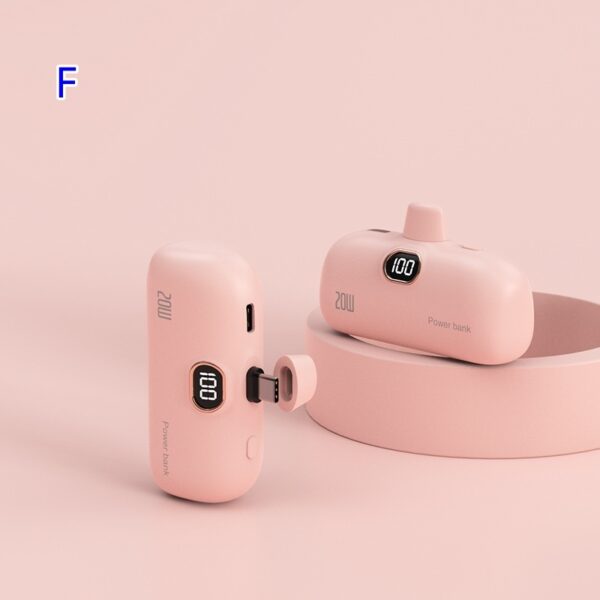 New Pocket Wireless Capsule Power Bank Compact Portable Power Source Power Bank - Image 6
