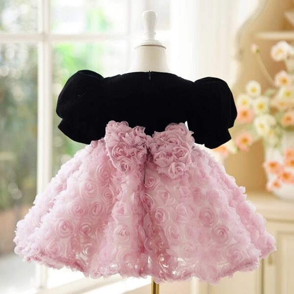 Girls French Sweet Umbrella Princess Dress Girls - Image 7