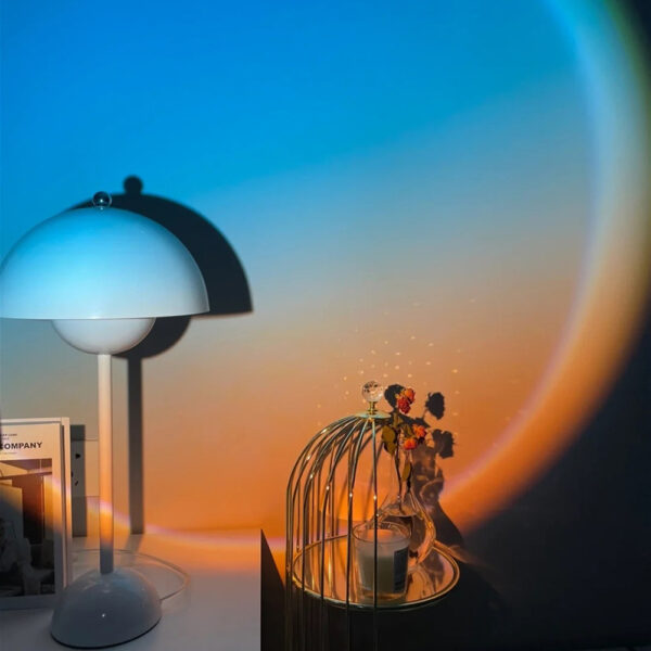 Sunset Lamp Sunset Projector Mood Light Living Room Bedroom Night Light Room Decor Bar Atmosphere Photography Background - Image 7