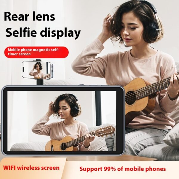 Wireless Mobile Phone Selfie Magnetic Suction HDMI Same Screen Device Selfie Auxiliary Tool