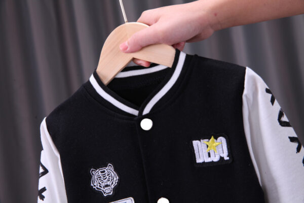 Boys Baseball Jacket Korean Two-piece Set - Image 6