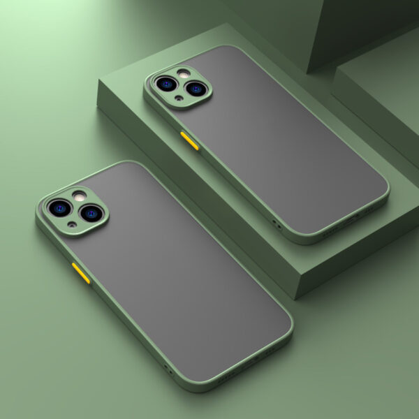Fine Hole Skin-sensing Phone Case Full Lens Anti-fall Frosted Hard Protective Cover - Image 5