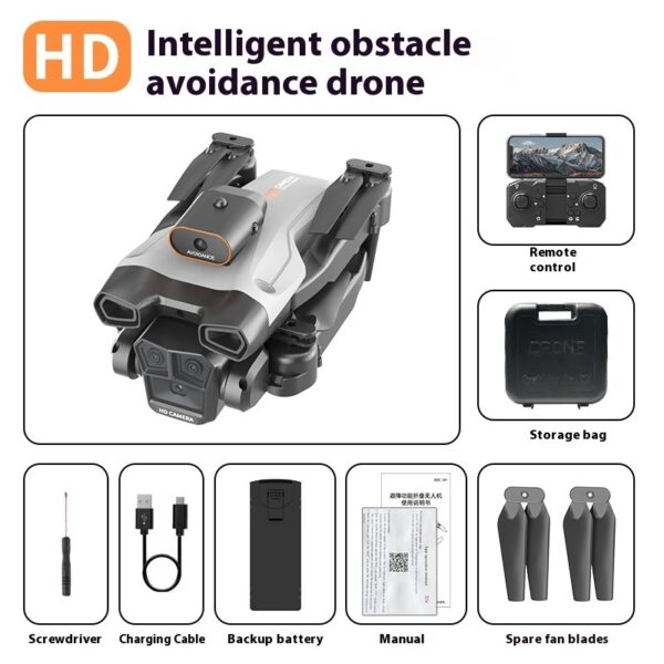 UAV Three-side Obstacle Avoidance Remote Control HD Aerial Photography Four-axis - Image 4