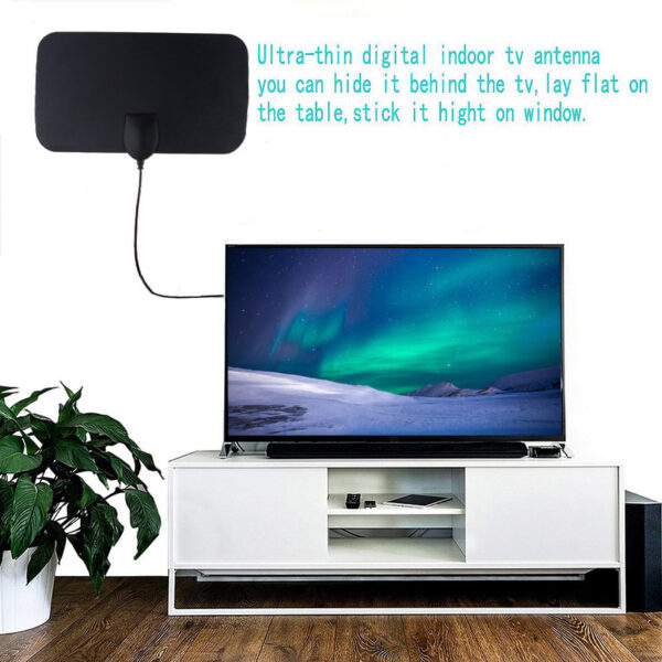 European And American Digital TV Indoor Antenna Ground Wave Mini HDTV Antenna - Image 8