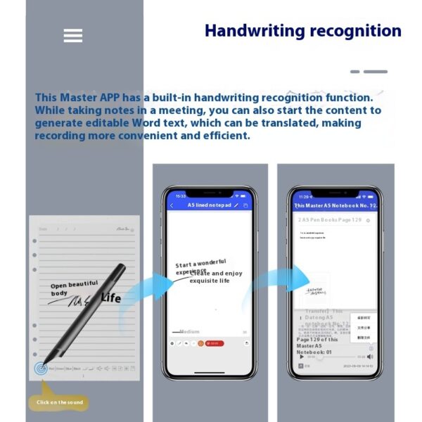 Smart Paper Screen Synchronous Painting Manuscript Copy - Image 3
