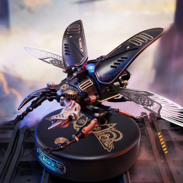 Robotime Rokr The Storm Beetle DIY Moveable Mechanic Organism 3D Puzzle Series Steampunk Design Funny Toys For Kids Child - Image 3