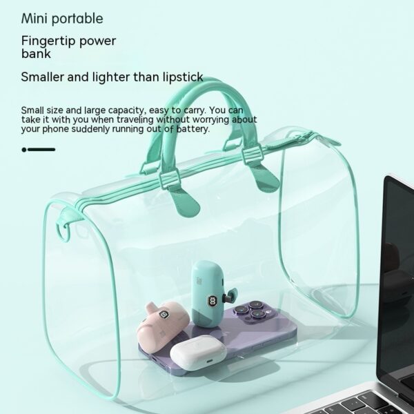Pocket Wireless Capsule Power Bank Small Portable Power Source Power Bank Mini Fast Charge - Image 10