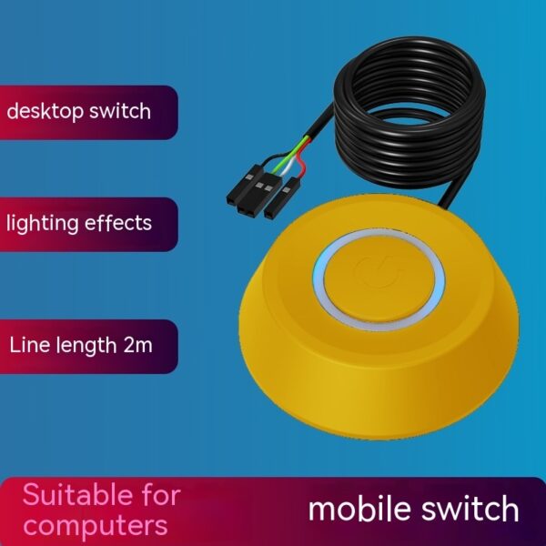 Computer External Power Supply Business Desktops Start Lengthened External Button - Image 4