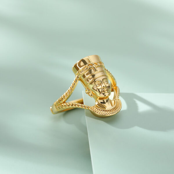 Indian Double Layered Rings Couple Rings - Image 2