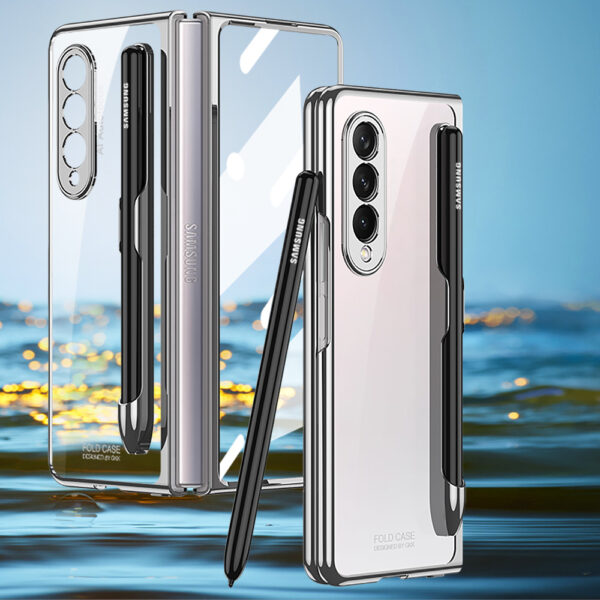 Mobile Phone Case Folding All-inclusive Electroplating Transparent Anti-drop - Image 4