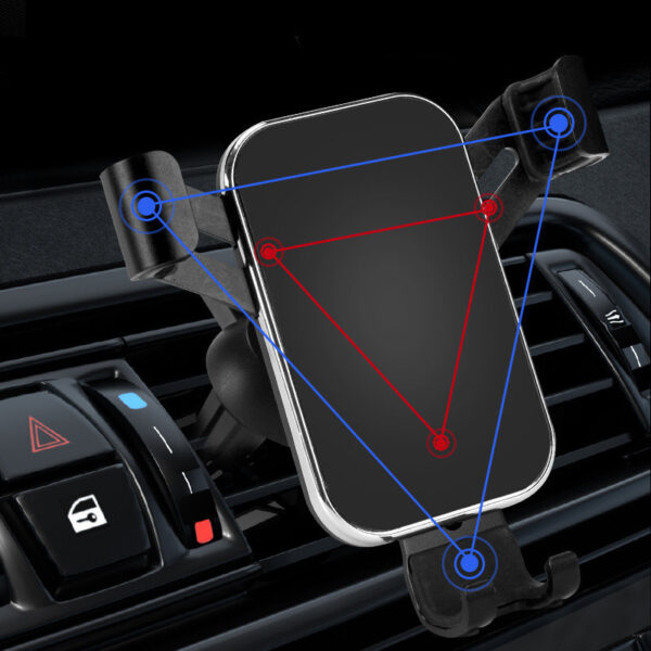 Car Aluminum Alloy Mobile Phone Holder - Image 2