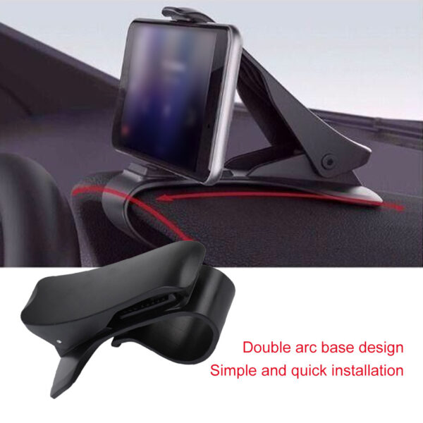 Car Phone Holder Universal Car Stand 360 Degree GPS Dashboard Gravity Phone Holder - Image 3